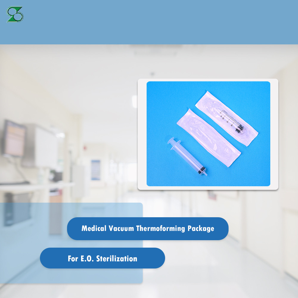 F2615-M application card: medical vacuum thermoforming package for E.O. sterilization