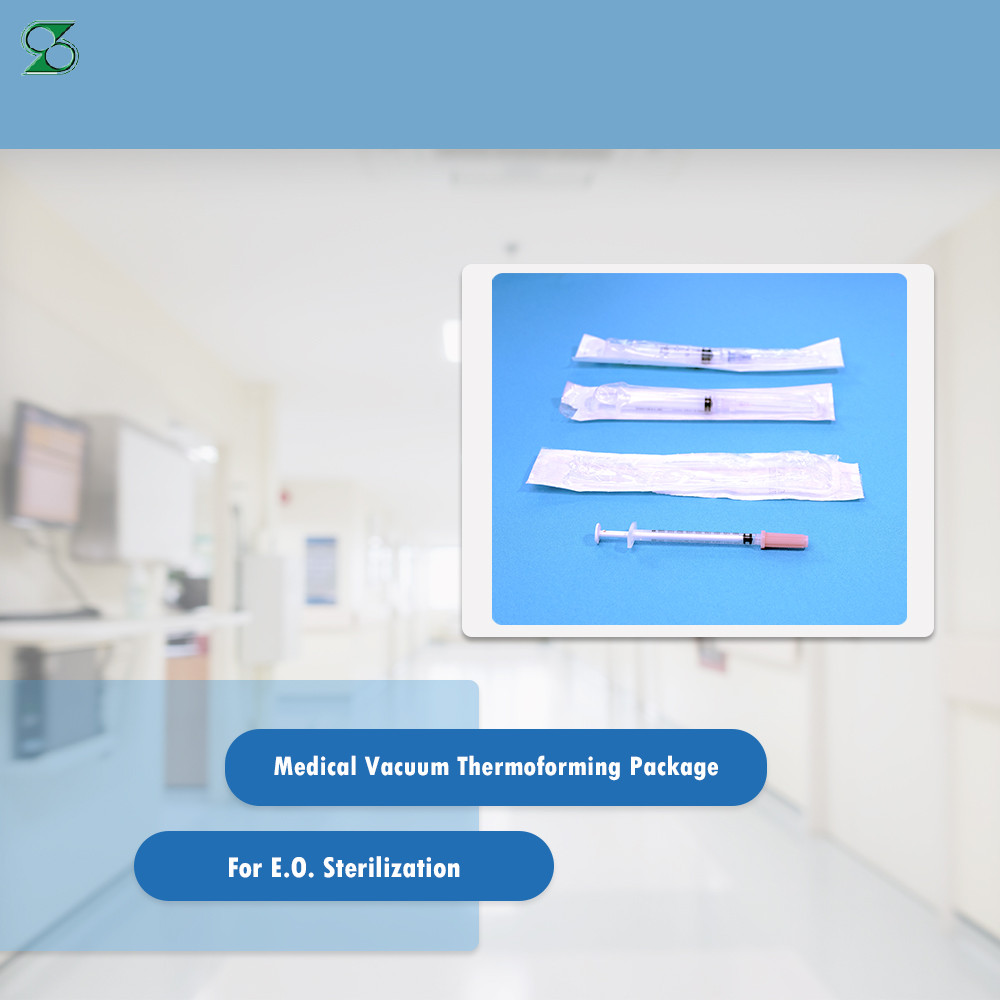 F2624-M application card: medical vacuum thermoforming package for E.O. sterilization
