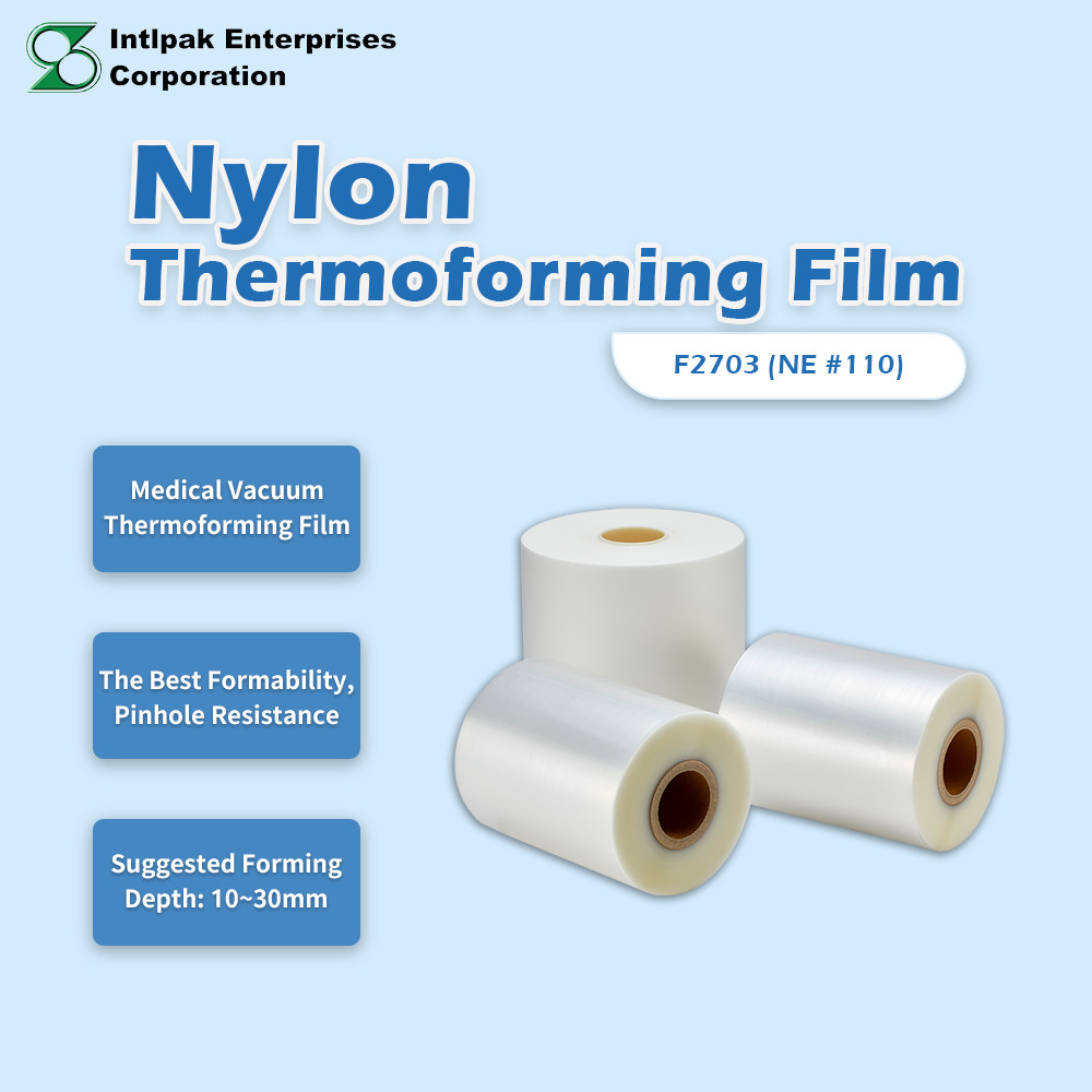 F2703 Nylon Thermoforming Film specification card, NE 110 micron