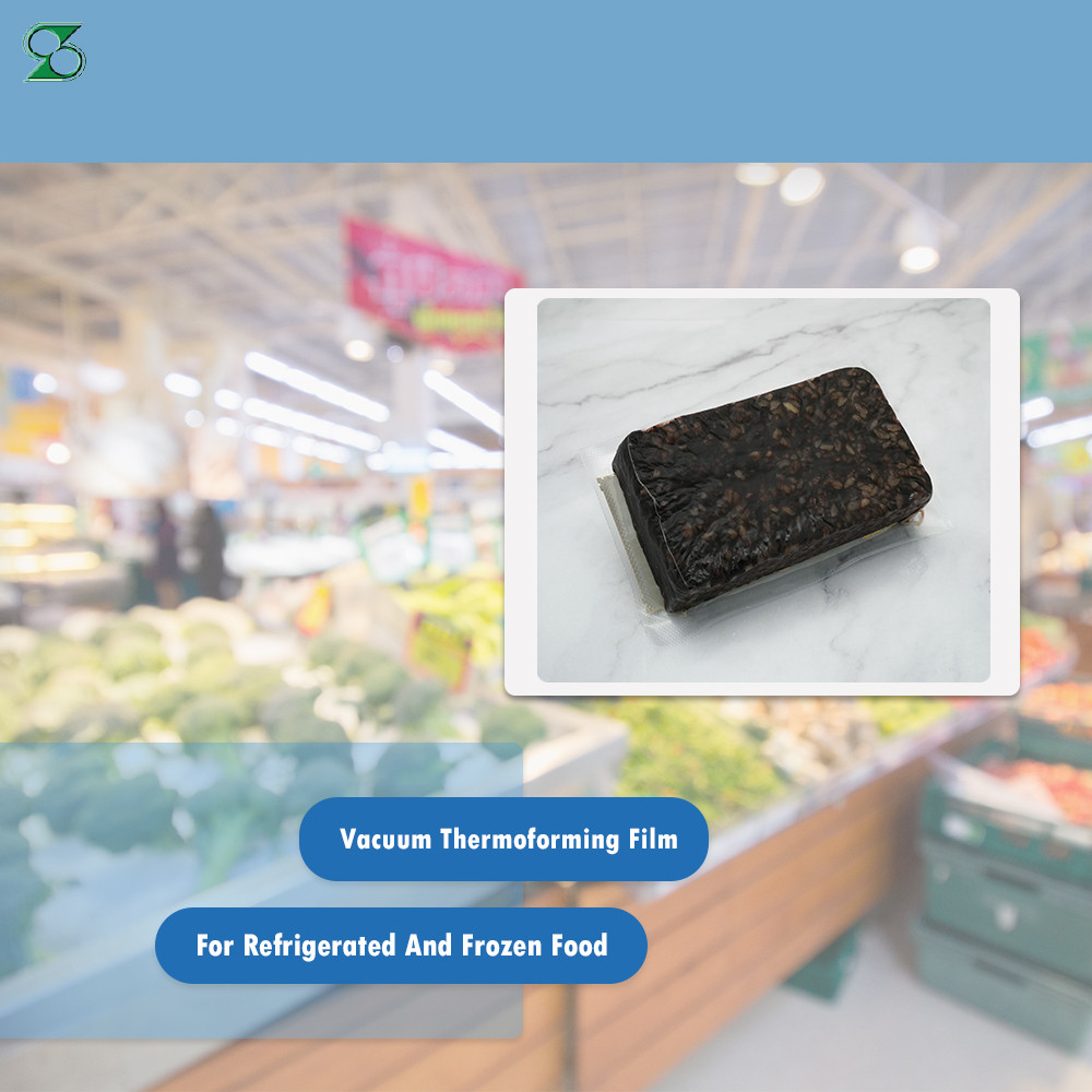 F2615 application card: vacuum thermoforming film for refrigerated and frozen food