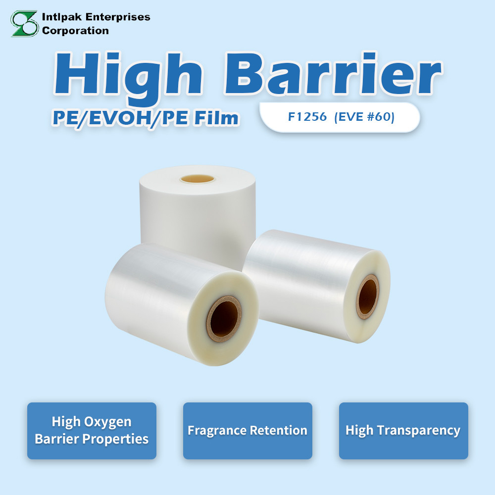F1256 High Barrier PE/EVOH/PE Film specification card, EVE 60 micron